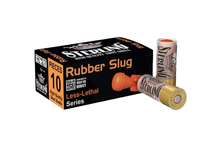 STERLİNG 12 CAL RUBBER TEK KURŞUN KAUÇUK KOLİ BAZLI AV FİŞEKLERİ